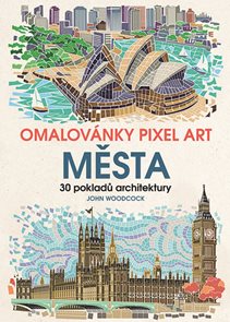 Omalovánky Pixel Art Města - 30 pokladů architektury