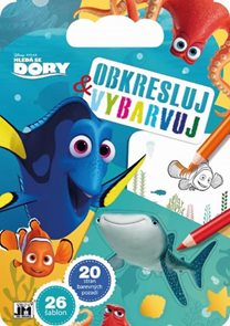 Hled&#225; se Dory - Obkresluj a vybarvuj!