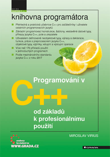 Programování v C++ od základů k profesionálnímu použití - Virius Miroslav