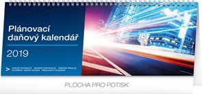 Kalendář stolní 2019  - Plánovací daňový, 33 x 14,5 cm