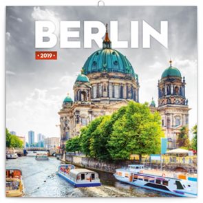 Kalendář poznámkový 2019 - Berlín, 30 x 30 cm