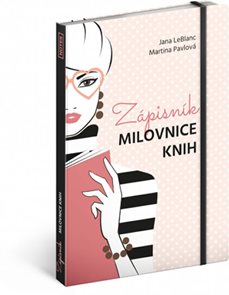 Z&#225;pisn&#237;k milovnice knih, 13 x 21 cm
