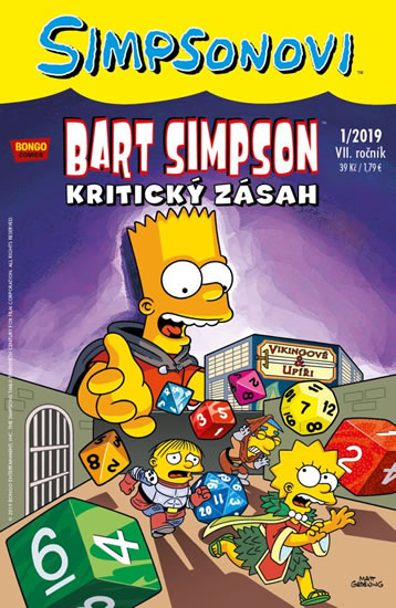Simpsonovi - Bart Simpson 1/2019 - Kritický zásah - kolektiv autorů