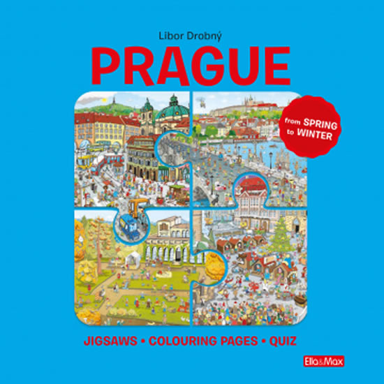 Levně PRAGUE - Puzzles, Colouring, Quizzes - Drobný Libor, Sleva 40%