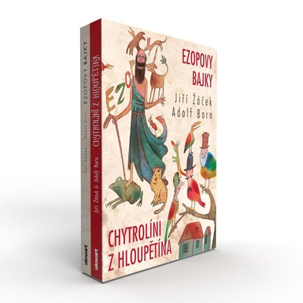 Ezopovy bajky / Chytrolíni z Hloupětína (BOX 2 knihy) - Žáček Jiří