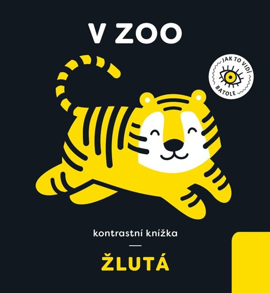 V ZOO - kontrastní knížka žlutá - Paszkiewicz Anna