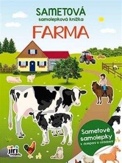 Sametová samolepková knížka Farma - neuveden