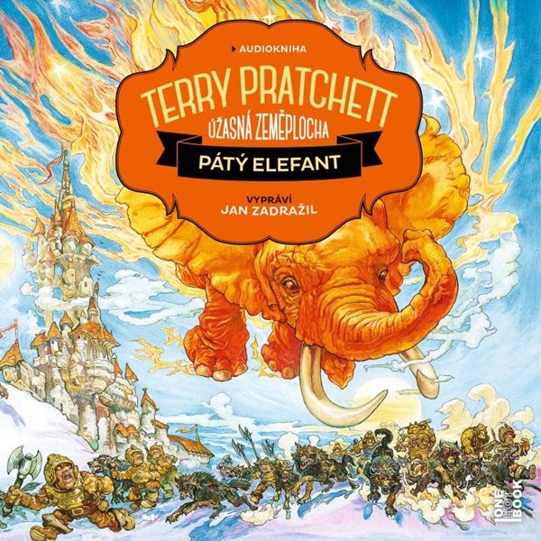 Pátý elefant - Úžasná zeměplocha - CDmp3 (Čte Jan Zadražil) - Pratchett Terry