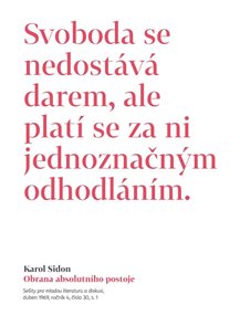 Obrana absolutn&#237;ho postoje - Publicistick&#233; a jin&#233; texty z šedes&#225;t&#253;ch let
