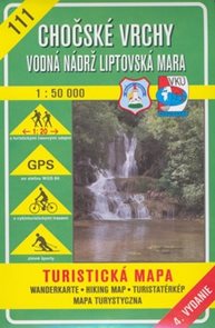 Chočské vrchy Vodná nádrž Liptovská Mara 1:50 000