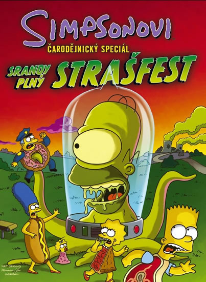 Simpsonovi Čarodějnický speciál - Srandy plný strašfest - Groening Matt - 20,3x27,6