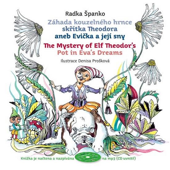 Záhada kouzelného hrnce skřítka Theodora aneb Evička a její sny + CD mp3 - Španko Radka - 22,1x22,1