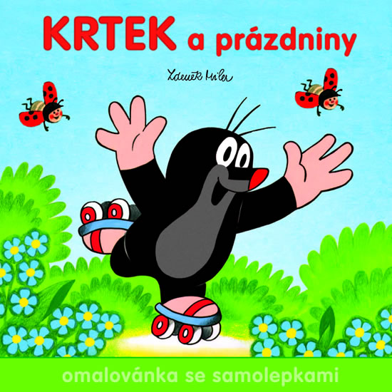Krtek a prázdniny - Omalovánka čtverec - Miler Zdeněk - 21x21