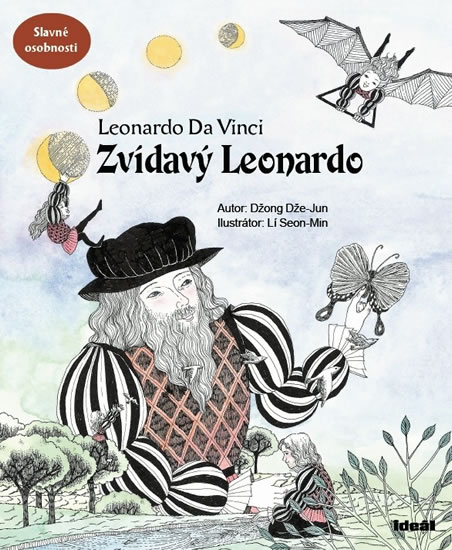 Zvídavý Leonardo (příběh o Leonardovi da Vinci) - Dže-Jun Džong - 22,6x27,7
