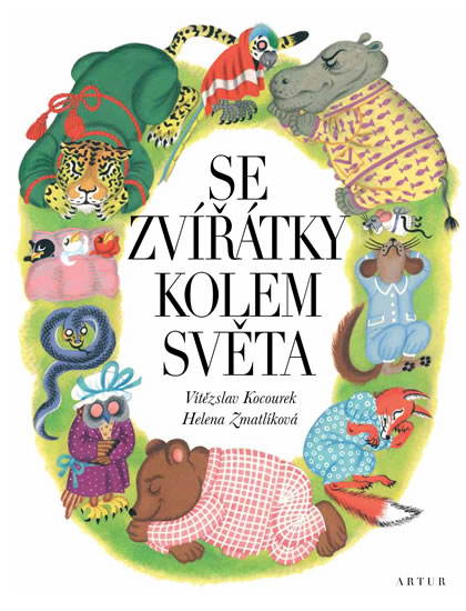 Levně Se zvířátky kolem světa - Kocourek Vítězslav - 19x24,6