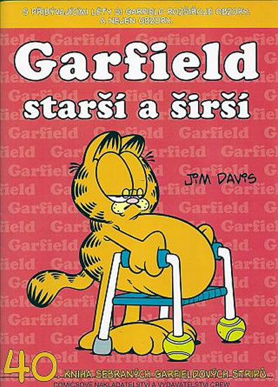 Garfield Starší a širší (č.40) - Davis Jim - 21,2x29,9