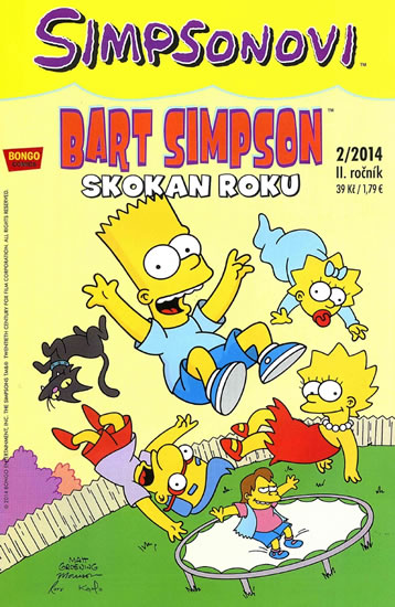 Simpsonovi - Bart Simpson 2/14 - Skokan roku - Groening Matt - 16,8x25,8