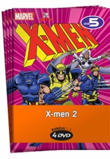 Levně X-men 2. - kolekce 4 DVD - neuveden - 14x21 cm