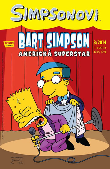 Simpsonovi - Bart Simpson 8/2014 - Americká superstar - Groening Matt - 16,8x25,8