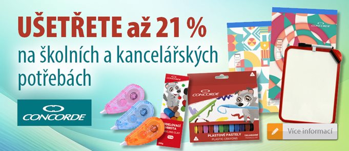 Výtvarné, školní i kancelářské potřeby CONCORDE