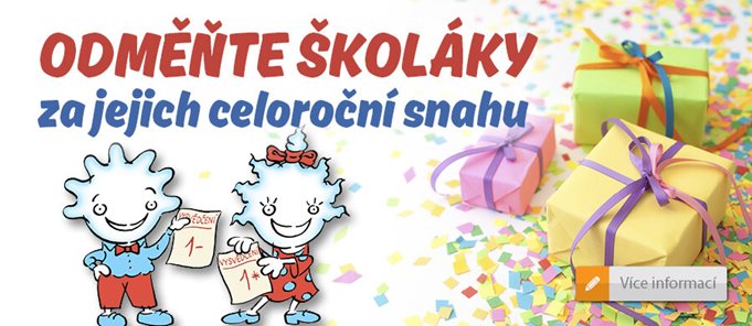 🎁 Odměňte školáky za jejich celoroční snahu
