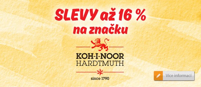 Letní SLEVY na značku Koh-i-noor 🌞